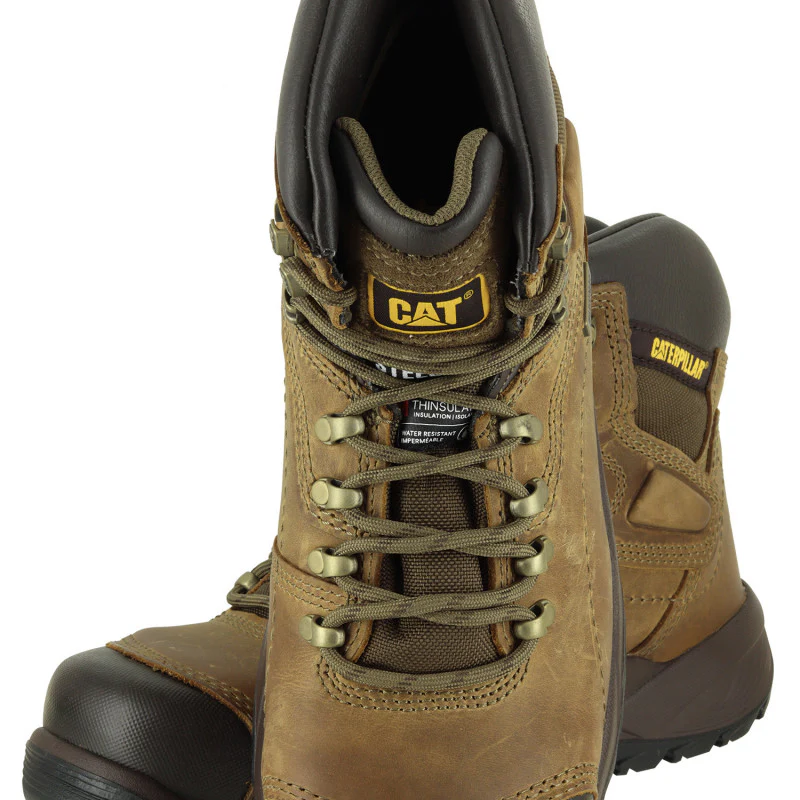 BOTA DIELÉCTRICA TÉRMICA CAT DIAGNOSTIC HI ST COLOR CAFÉ PARA HOMBRE - Image 5
