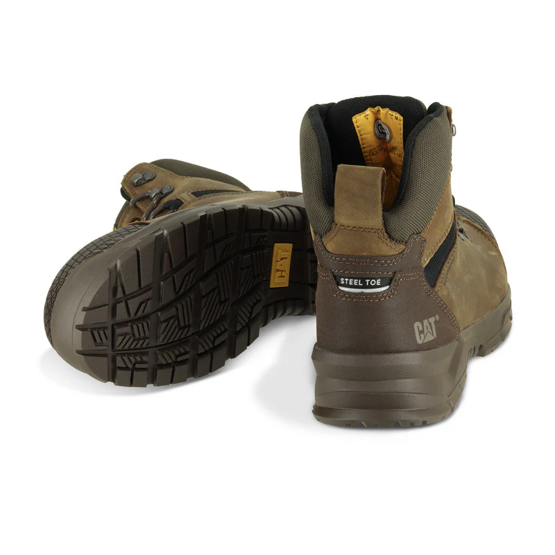 BOTA DIELÉCTRICA WATERPROOF CAT ACCOMPLICE X ST COLOR CAFÉ PARA HOMBRE - Image 3