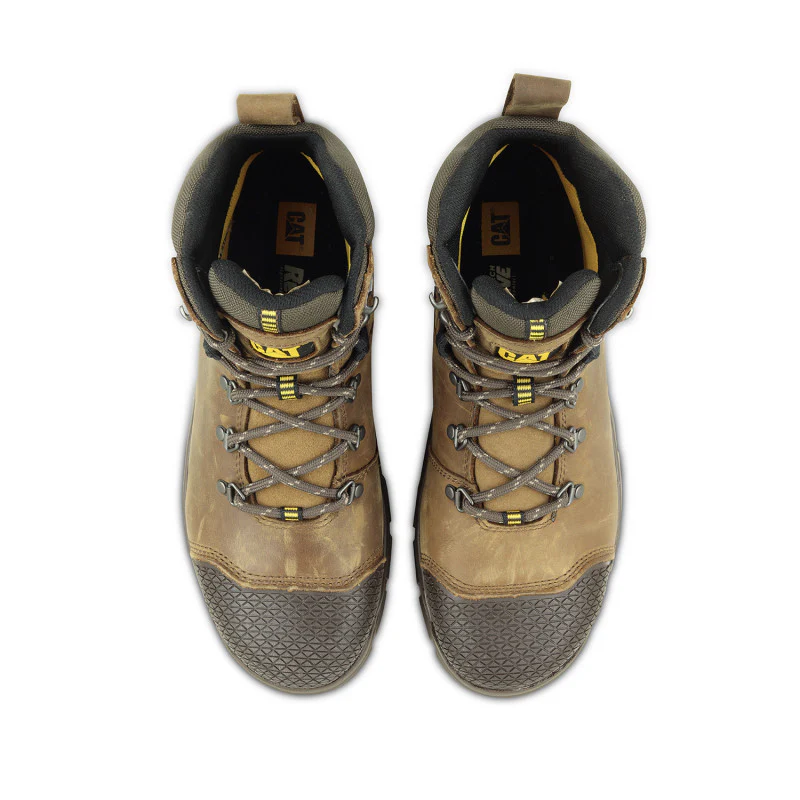 BOTA DIELÉCTRICA WATERPROOF CAT ACCOMPLICE X ST COLOR CAFÉ PARA HOMBRE - Image 4