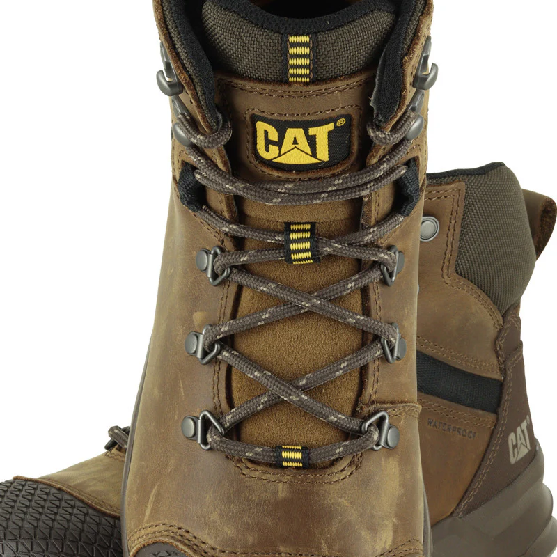 BOTA DIELÉCTRICA WATERPROOF CAT ACCOMPLICE X ST COLOR CAFÉ PARA HOMBRE - Image 5