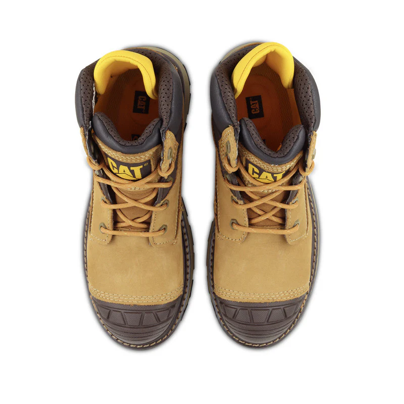 BOTA DIELÉCTRICA WATERPROOF CAT EXCAVATOR SL COLOR MIEL PARA DAMA - Image 4