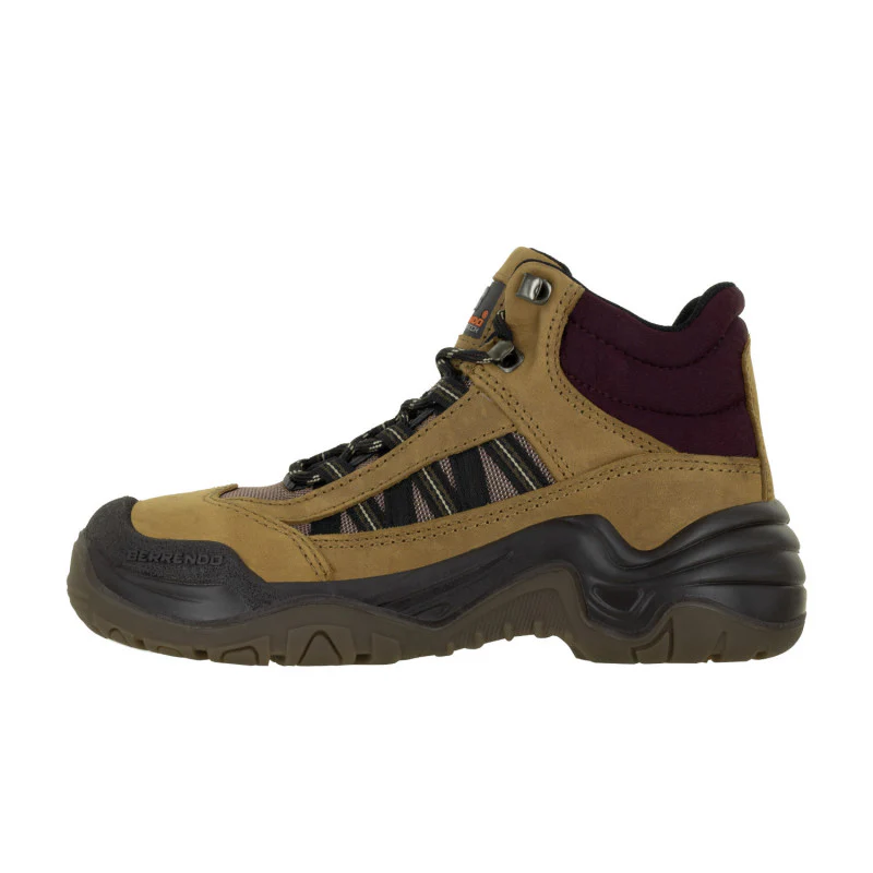 BOTA INDUSTRIAL DE PIEL BERRENDO BIOTECH 3020 TAN PARA MUJER - Image 3