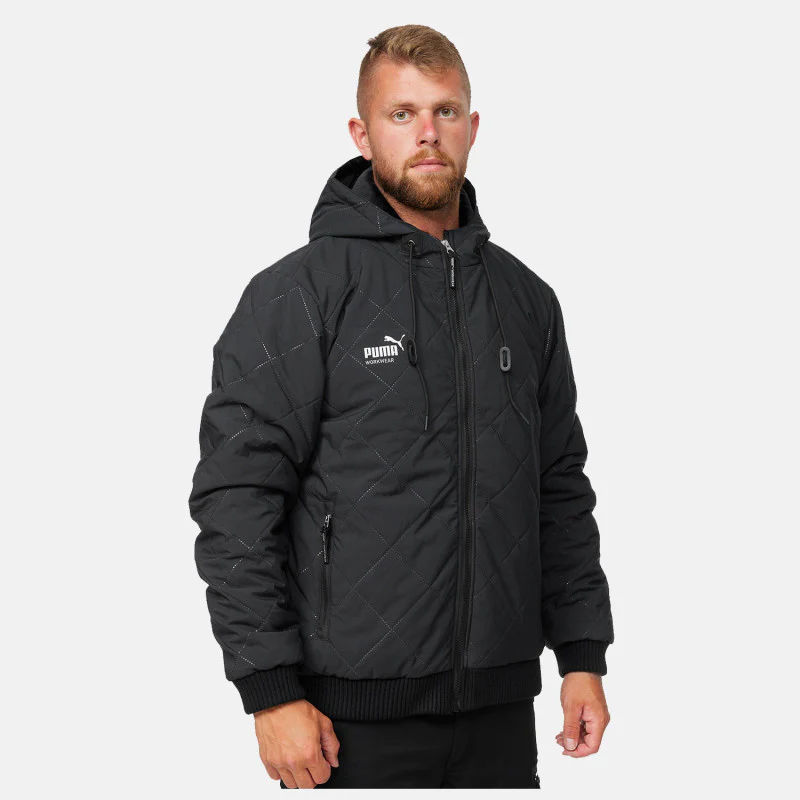 CHAMARRA DE INVIERNO PUMA WORKWEAR COLOR NEGRO PARA HOMBRE - Image 3