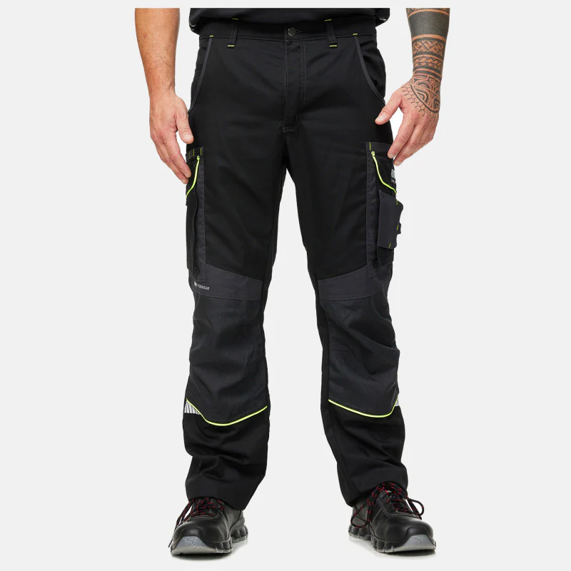 PANTALÓN PARA TRABAJO PUMA WORKWEAR PRECISION X NEGRO NEON - Image 3