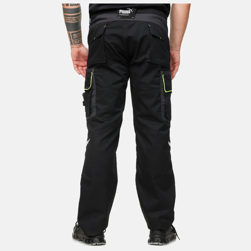 PANTALÓN PARA TRABAJO PUMA WORKWEAR PRECISION X NEGRO NEON - Image 6