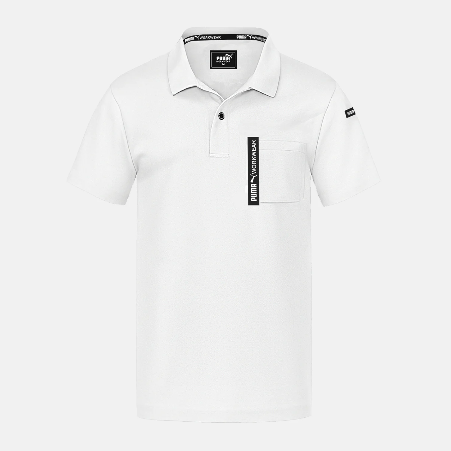 PLAYERA POLO BLANCA PUMA WORKWEAR ADVANCED PARA HOMBRE