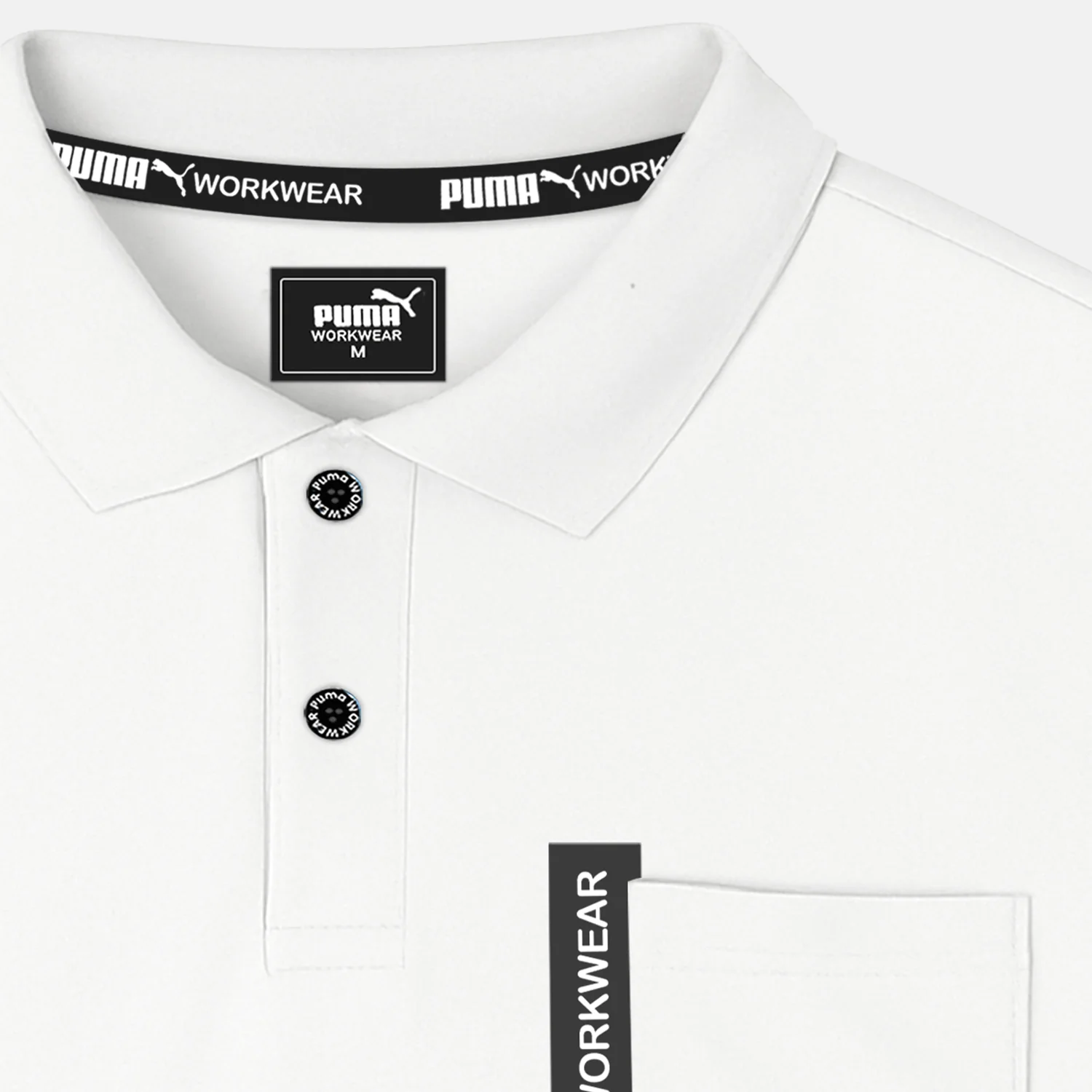 PLAYERA POLO BLANCA PUMA WORKWEAR ADVANCED PARA HOMBRE - Image 2
