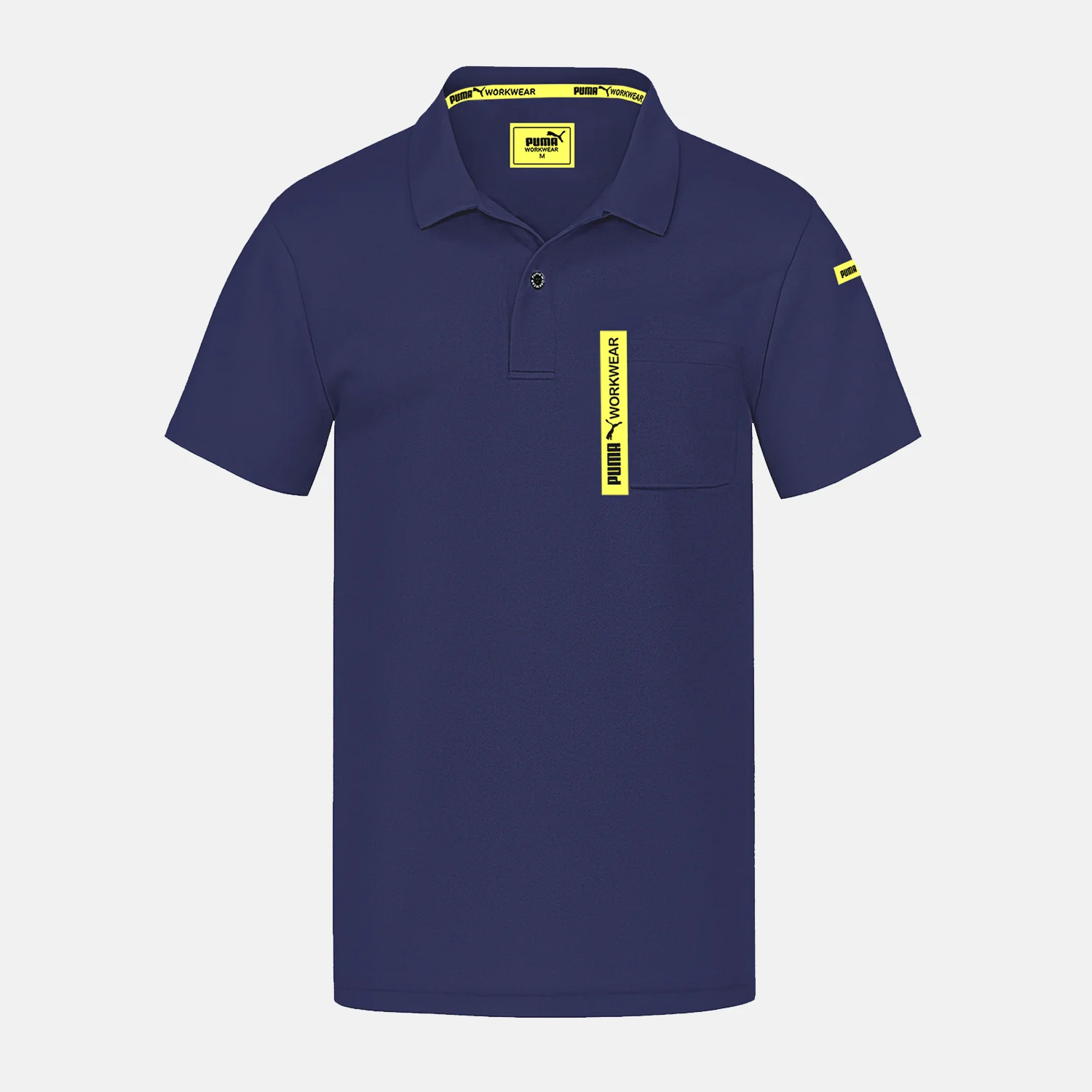 PLAYERA POLO AZUL PUMA WORKWEAR ADVANCED PARA HOMBRE - Image 3