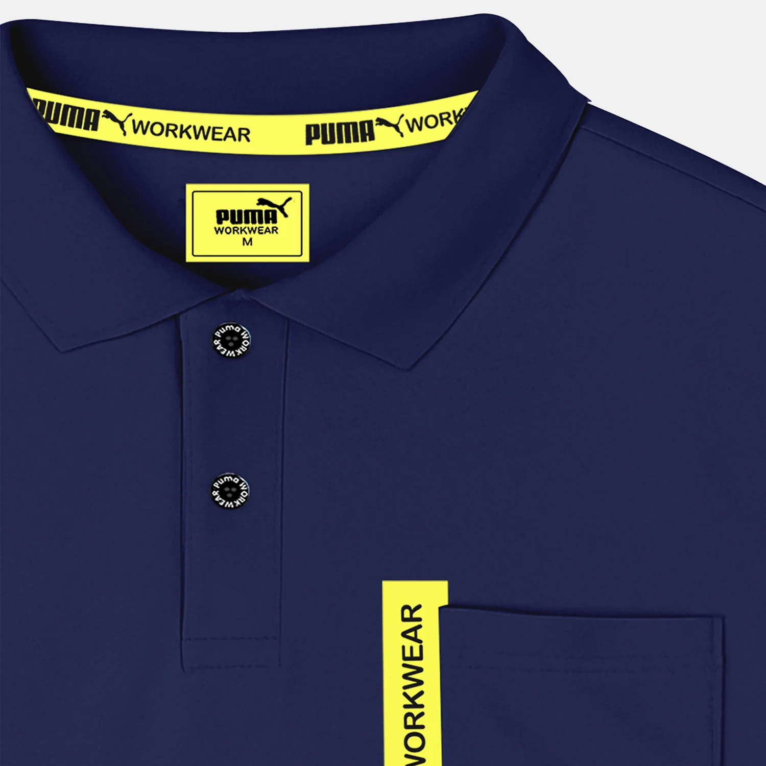 PLAYERA POLO AZUL PUMA WORKWEAR ADVANCED PARA HOMBRE - Image 4