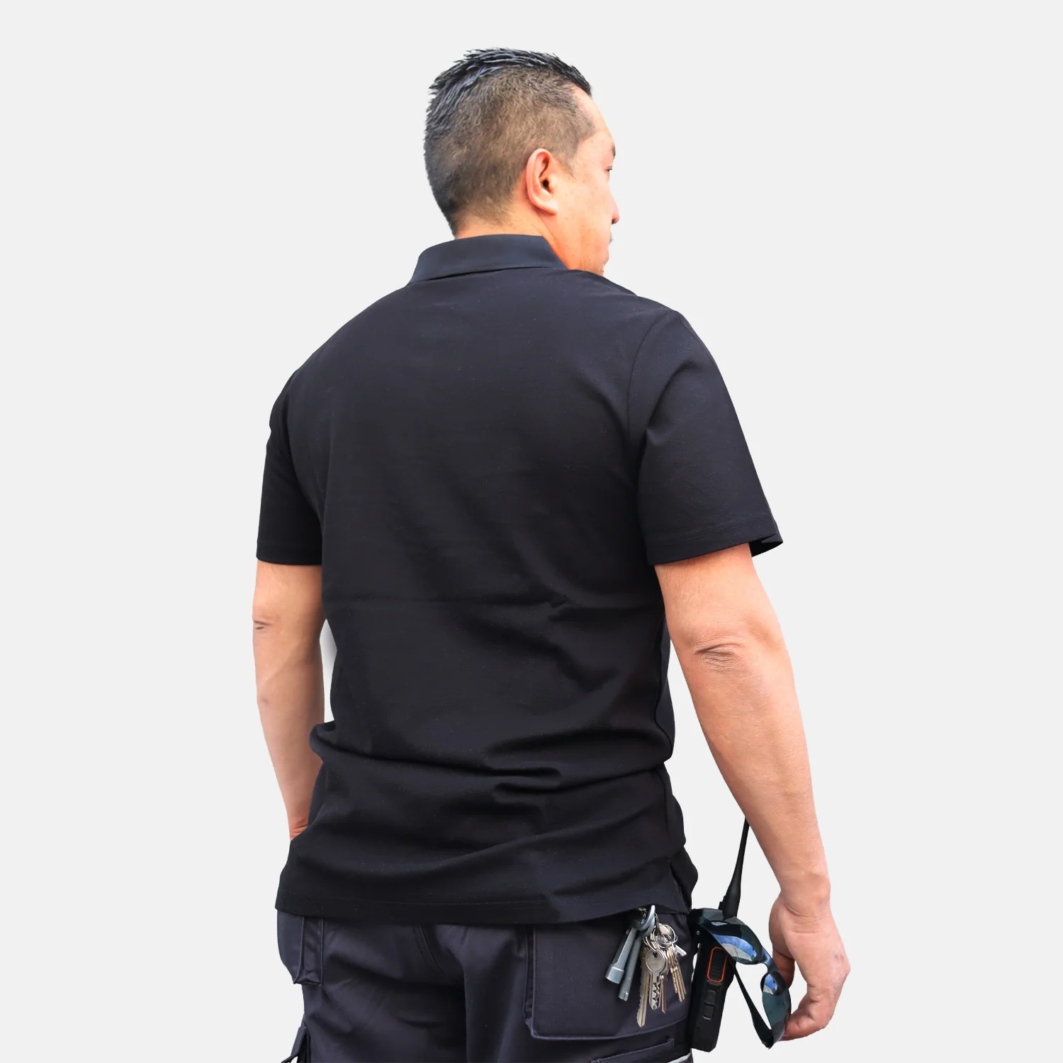 PLAYERA POLO NEGRA PUMA WORKWEAR ADVANCED PARA HOMBRE - Image 2