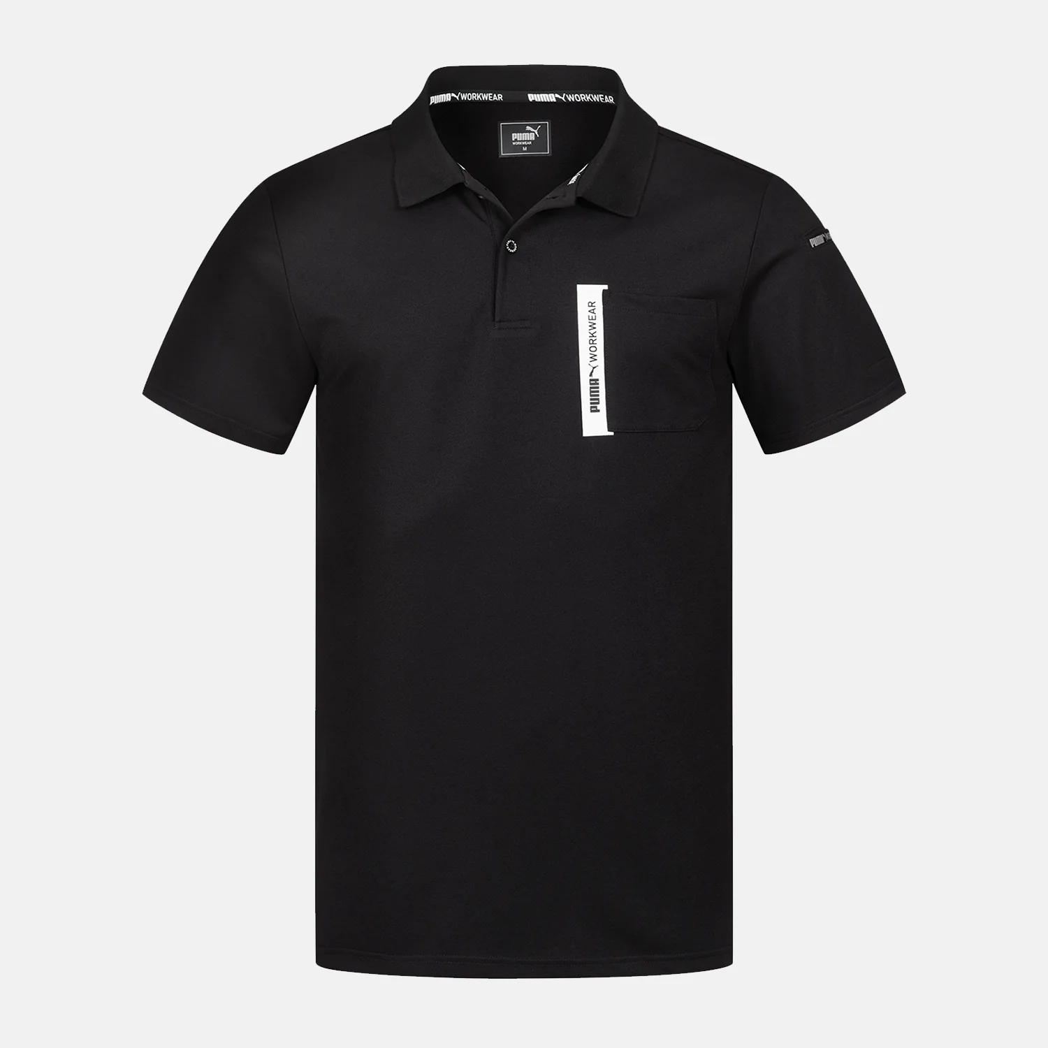 PLAYERA POLO NEGRA PUMA WORKWEAR ADVANCED PARA HOMBRE - Image 3