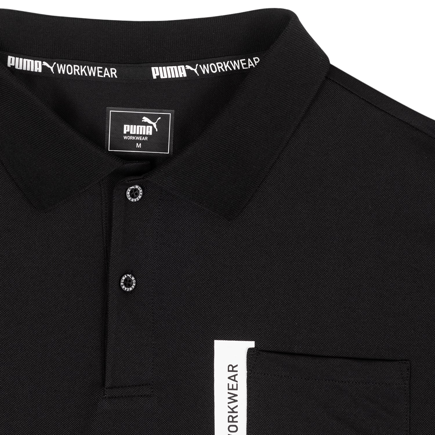 PLAYERA POLO NEGRA PUMA WORKWEAR ADVANCED PARA HOMBRE - Image 4
