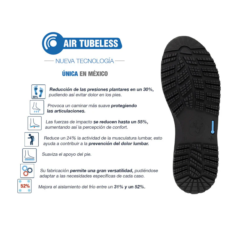 TENIS DE SEGURIDAD ANTIPENETRACIÓN BERRENDO W295 PARA HOMBRE - Image 5